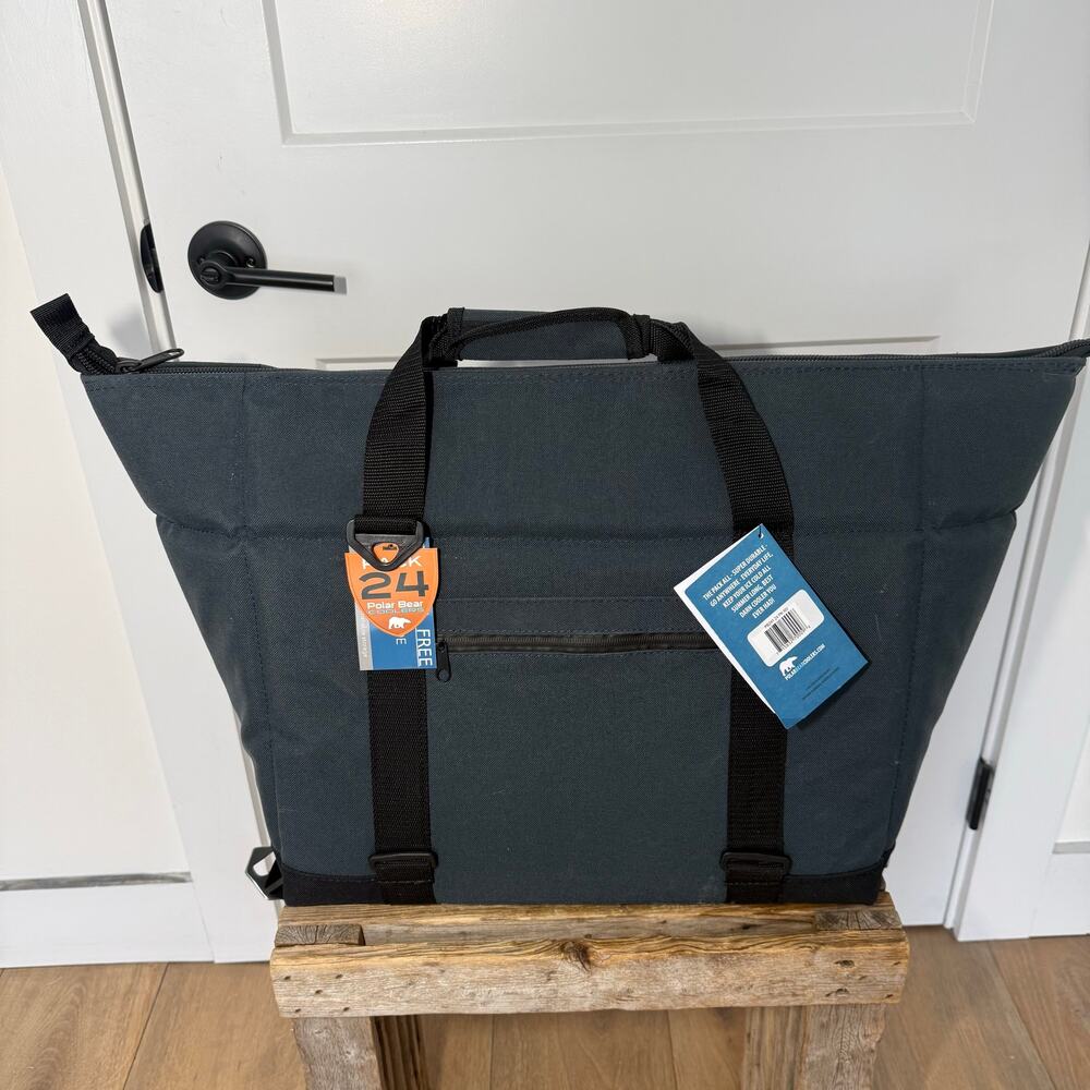 New Polar Bear Original Nylon Soft Cooler 24 pack Lightweight Casual Carry Bag